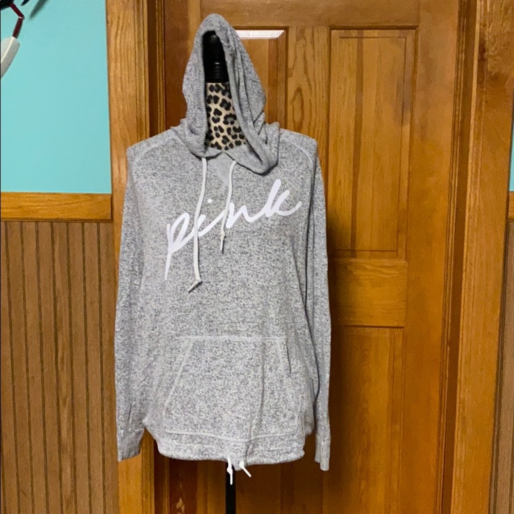 Pink super soft pullover hoodie